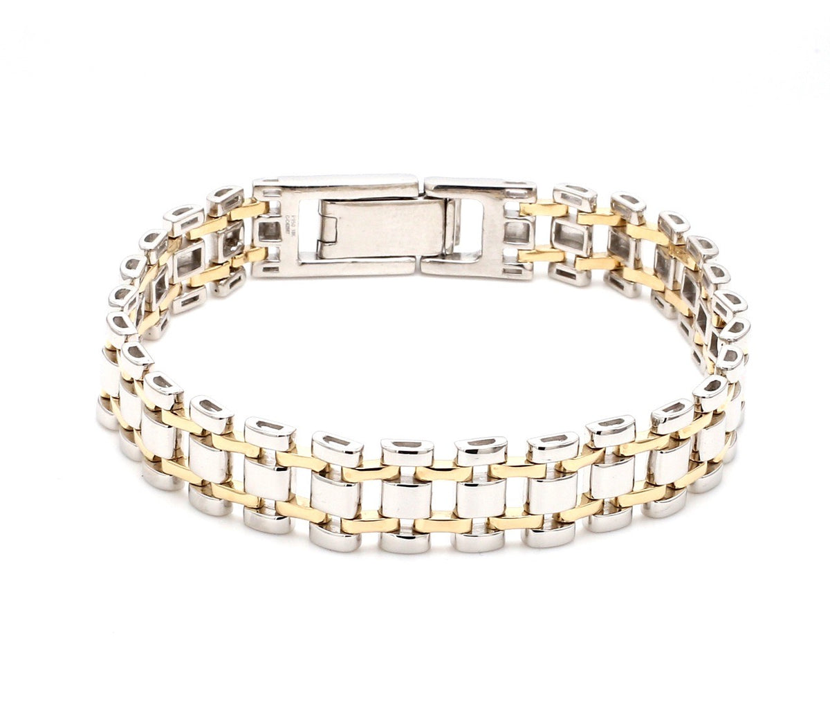 Jewelove Designer Platinum & Yellow Gold Bracelet for Men JL PTB 750