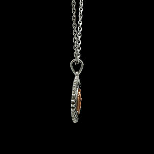 Platinum + Rose Gold Om Pendant JL PT OM-8   Jewelove.US