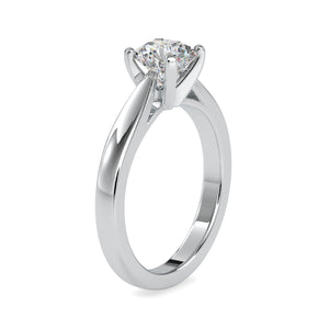 1.50-Carat Lab Grown Solitaire Platinum Engagement Ring JL PT LG G 0056-C