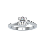 Load image into Gallery viewer, 2-Carat Lab Grown Solitaire Platinum Engagement Ring JL PT LG G 0072-D
