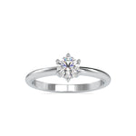 Load image into Gallery viewer, 2-Carat Lab Grown Solitaire Platinum Engagement Ring JL PT LG G 0078-D
