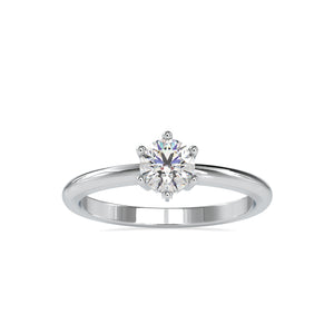 2-Carat Lab Grown Solitaire Platinum Engagement Ring JL PT LG G 0078-D