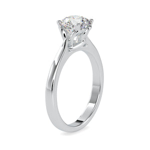 2-Carat Lab Grown Solitaire Platinum Engagement Ring JL PT LG G 0132-D