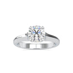 Load image into Gallery viewer, 1.50-Carat Lab Grown Solitaire Platinum Engagement Ring JL PT LG G 0133-C
