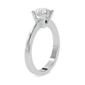 1.50-Carat Lab Grown Solitaire Platinum Engagement Ring JL PT LG G 0142-C