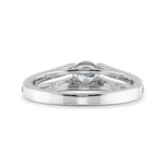 Load image into Gallery viewer, 50-Pointer Lab Grown Solitaire Diamond Split Shank Platinum Ring JL PT LG G 1177
