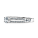 Load image into Gallery viewer, 1-Carat Lab Grown Solitaire Diamond Split Shank Platinum Ring JL PT LG G 1177-B
