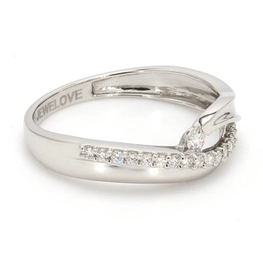 Elegant Platinum Ring with Diamonds by Jewelove JL PT 508