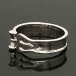 Load image into Gallery viewer, Platinum OM Trishul Ring for Men JL PT 1367
