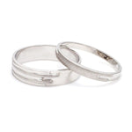 Load image into Gallery viewer, Price Point Plain Platinum Love Bands JL PT 234
