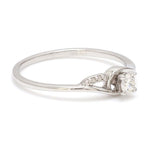 Load image into Gallery viewer, Designer Platinum Solitaire Ring with Diamond Accents JL PT 969
