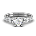 Load image into Gallery viewer, 1-Carat Solitaire Diamond Split Shank Platinum Ring JL PT RP RD 182-C
