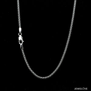 2.25mm PopCorn Platinum Chain JL PT CH 1004   Jewelove.US