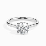 Load image into Gallery viewer, 1-Carat Lab Grown Solitaire Platinum Ring for Women JL PT LG G 19001-B
