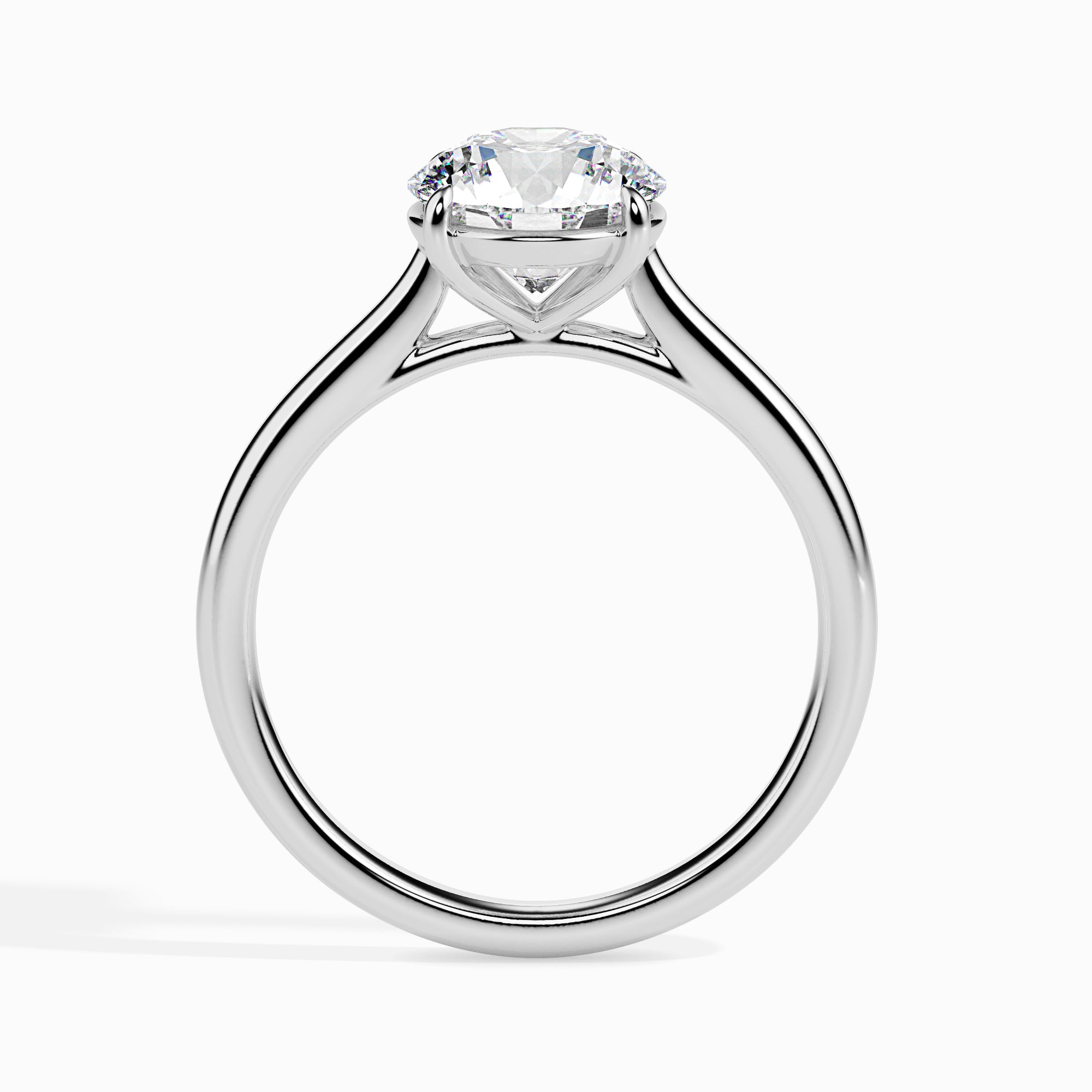 1-Carat Lab Grown Solitaire Platinum Ring for Women JL PT LG G 19001-B