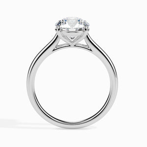 1-Carat Lab Grown Solitaire Platinum Ring for Women JL PT LG G 19001-B