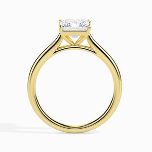 1 Carat Princess Cut Solitaire 18K Yellow Gold Ring JL AU 19002Y-C   Jewelove.US