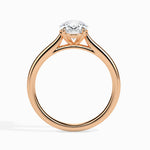 Load image into Gallery viewer, 50-Pointer Oval Cut Solitaire 18K Rose Gold Ring JL AU 19004R-A   Jewelove.US
