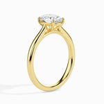 Load image into Gallery viewer, 50-Pointer Oval Cut Solitaire 18K Yellow Gold Ring JL AU 19004Y-A   Jewelove.US
