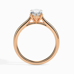 30-Pointer Marquise Cut Solitaire Diamond 18K Rose Gold Ring JL AU 19009R   Jewelove.US