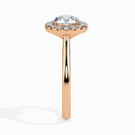 Load image into Gallery viewer, 70-Pointer Solitaire Diamond Shank 18K Rose Gold Ring JL AU 19021R-B   Jewelove.US
