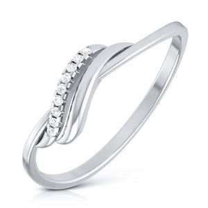 Platinum Diamond Ring for Women JL PT LR 30