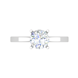 0.30 cts Solitaire Platinum Ring for Women JL PT RS PR 115   Jewelove