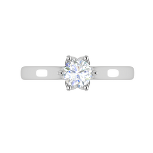 2-Carat Lab Grown Solitaire Platinum Ring JL PT RS RD LG G 167-D