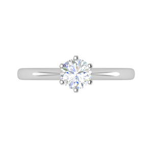 0.30 cts Solitaire Platinum Ring JL PT RS RD 178   Jewelove.US