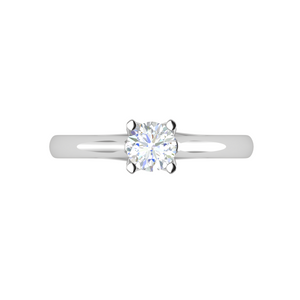 1.50-Carat Lab Grown Solitaire Platinum Ring JL PT RS RD LG G 184-D