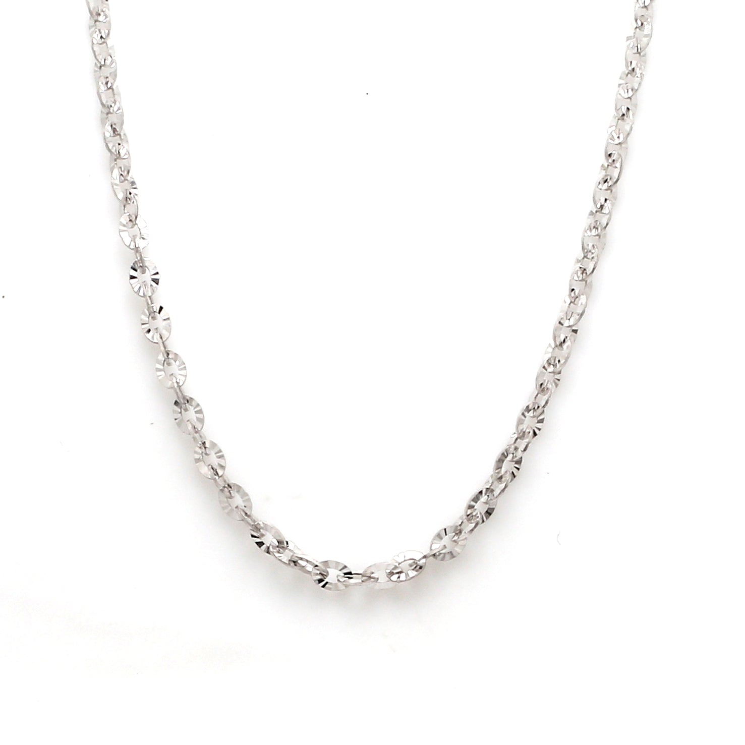 Japanese Platinum Chain with Shiny Texture for Women JL PT CH 659   Jewelove.US