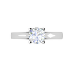 Load image into Gallery viewer, 1-Carat Solitaire Platinum Ring for Women JL PT RS PR LG G 136-B
