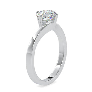 1-Carat Solitaire Platinum Engagement Ring JL PT 0140-C