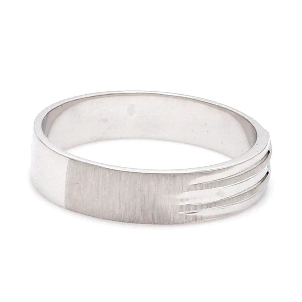 Price Point Plain Platinum Love Bands JL PT 234