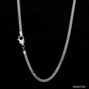 Platinum Double Box Chain for Men JL PT CH 1194   Jewelove.US