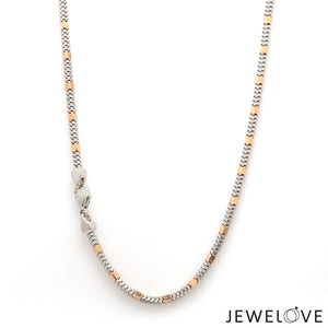 Platinum Two-Tone Chain for Men JL PT CH 1229   Jewelove.US