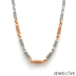 Load image into Gallery viewer, 4.5mm  Platinum Rose Gold Links Chain for Men JL PT CH 1153R
