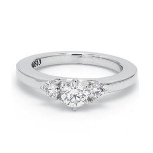 3 Diamond Platinum Engagement Solitaire Ring JL PT 326