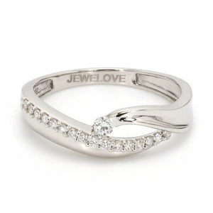 Elegant Platinum Ring with Diamonds by Jewelove JL PT 508