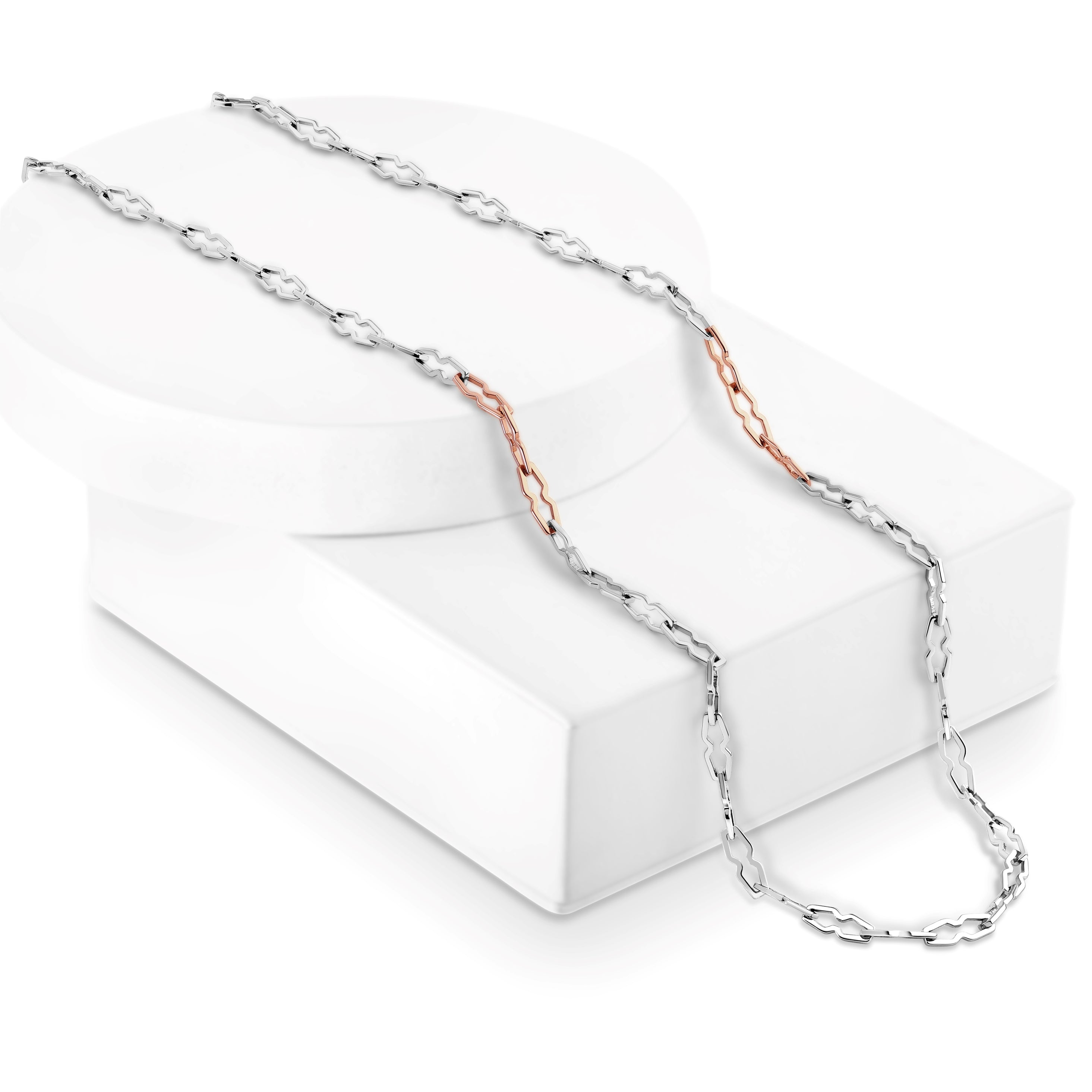 Men of Platinum | Rose Gold Links Chain for Men JL PT CH 1249   Jewelove.US