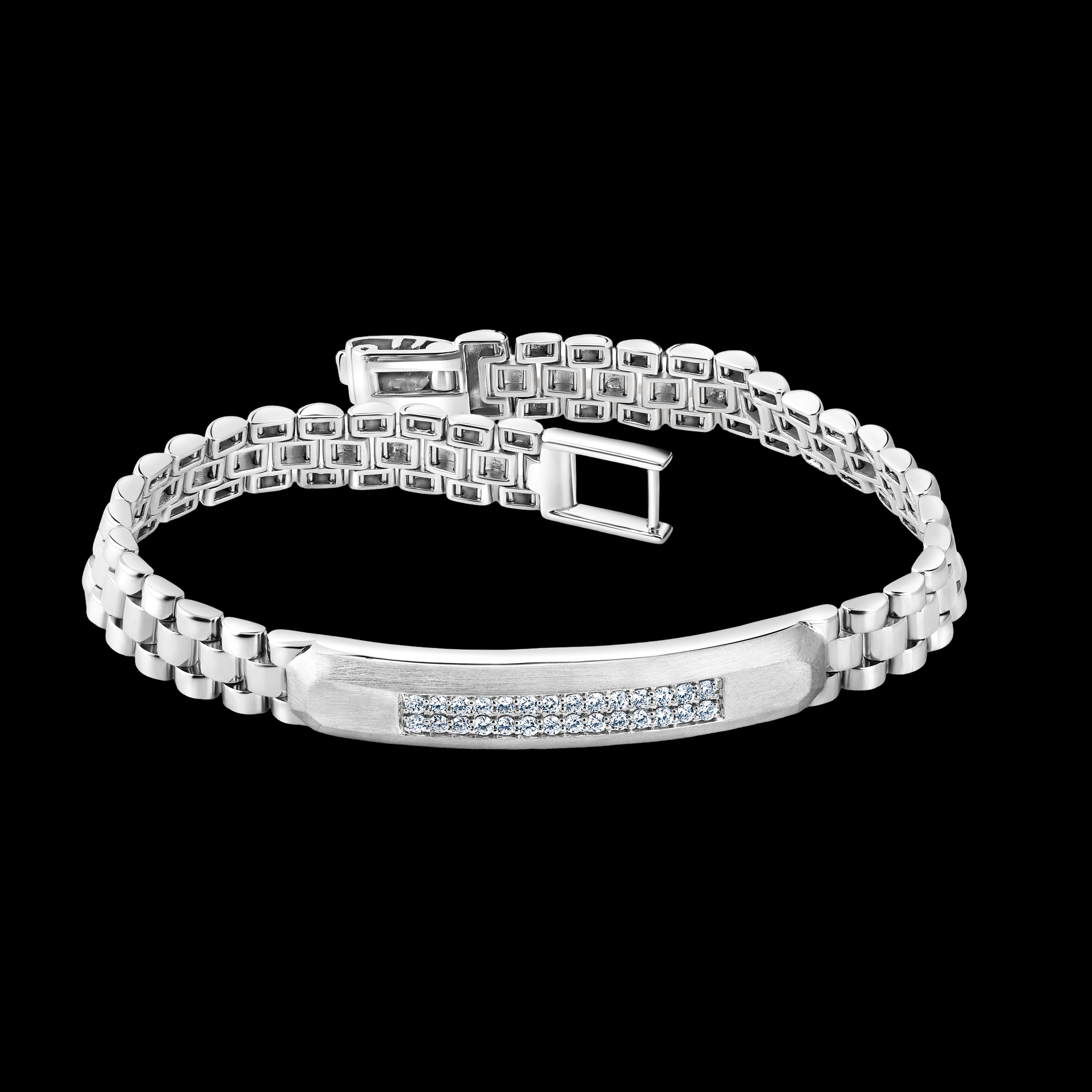 Men of Platinum | Diamond Bracelet for Men JL PTB 1197   Jewelove.US