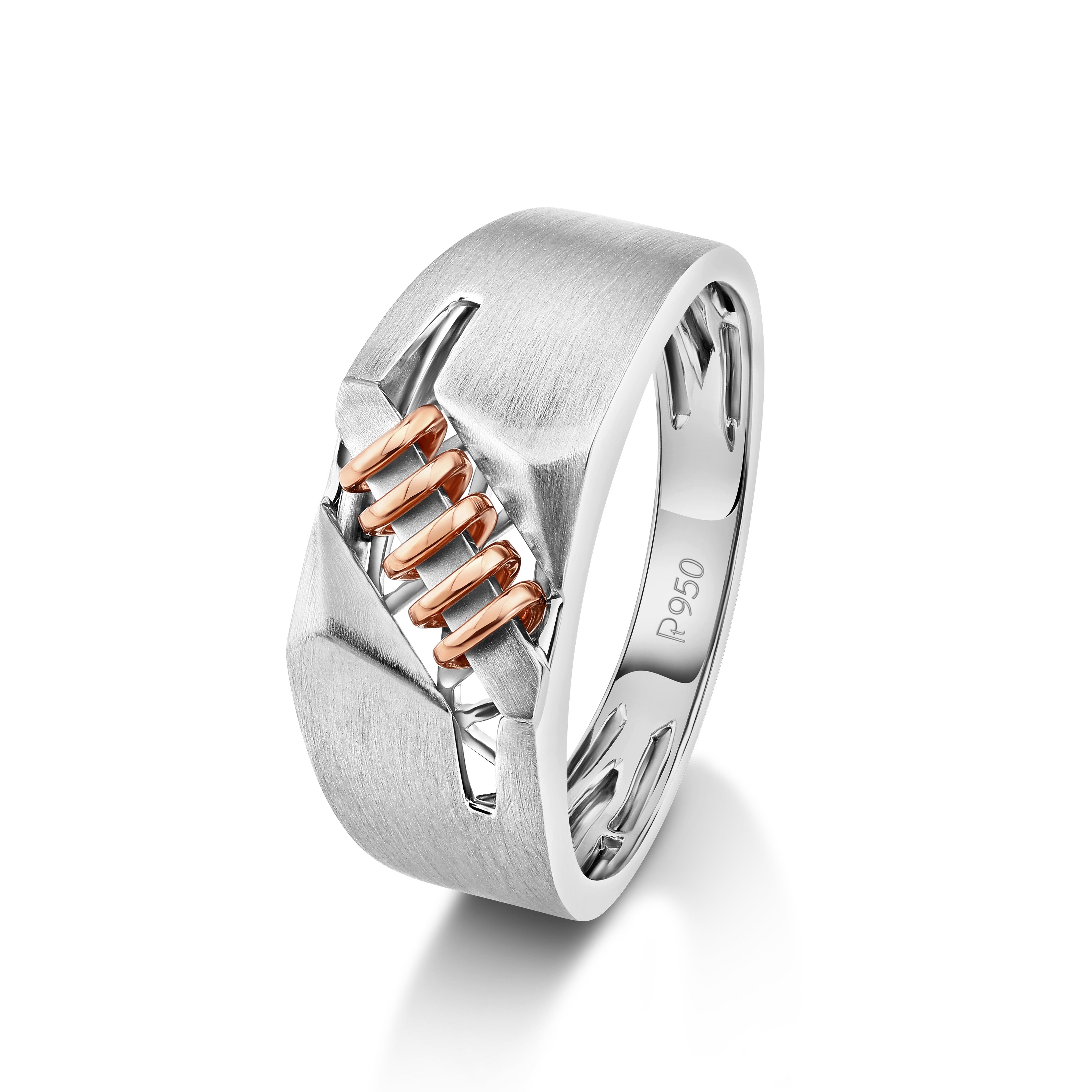 Menē Scarf Ring - 24K Platinum
