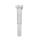 Load image into Gallery viewer, 70-Pointer Solitaire Diamond Split Shank Platinum Ring JL PT RP RD 159-B
