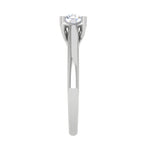 Load image into Gallery viewer, 1-Carat Lab Grown Solitaire Platinum Ring JL PT RS RD LG G 184-C
