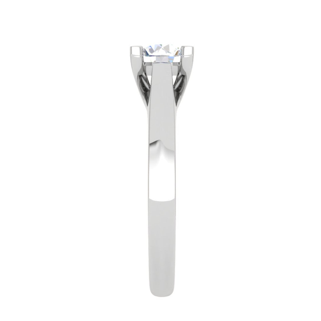 1-Carat Solitaire Platinum Ring for Women JL PT RS PR LG G 136-B