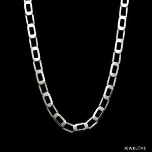 5mm Platinum + 18K Rose Gold Double Side Chain for Men JL PT CH 1322