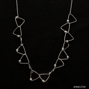 Japanese Platinum Necklace Chain for Women JL PT CH 205   Jewelove.US