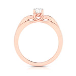 Load image into Gallery viewer, 30-Pointer Solitaire Diamond Shank 18K Rose Gold with Hidden Heart JL AU G 118R   Jewelove.US
