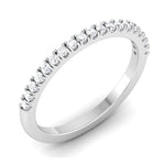 Load image into Gallery viewer, Designer Half Eternity Platinum Wedding Band with Diamonds JL PT 6850
