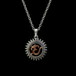 Load image into Gallery viewer, Platinum + Rose Gold Om Pendant JL PT OM-8   Jewelove.US
